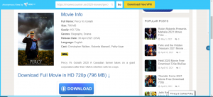 Movies counter Download page
