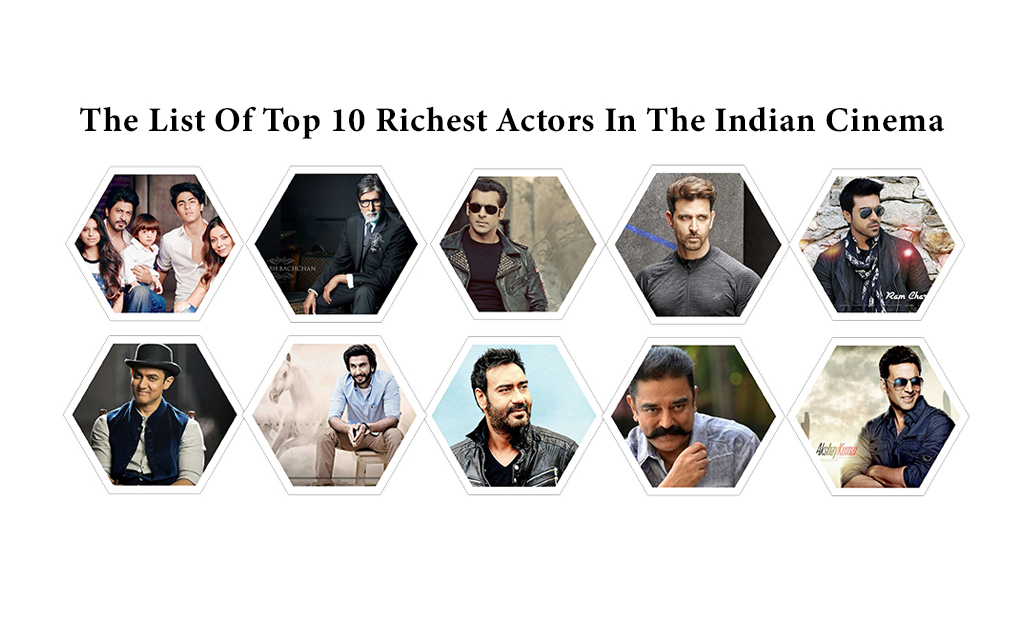 The List Of Top 10 Richest Actors In The Indian Cinema